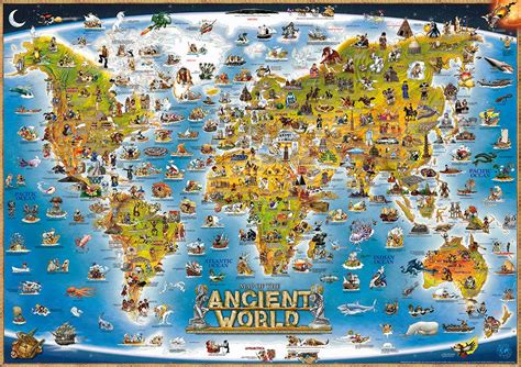map   ancient world dinos maps