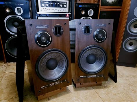 pioneer dss  speakers  woofer beryllium tweeter boron mid rare orig big az speakers