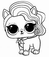 Lol Coloring Pages Surprise Pets Puppy Doll Dog Dolls Choose Board Unicorn sketch template