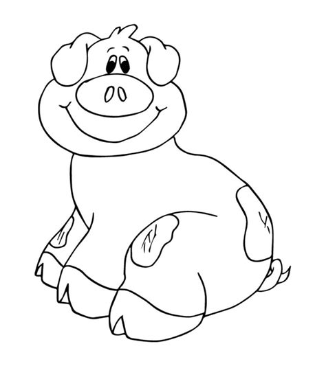 top   printable pig coloring pages