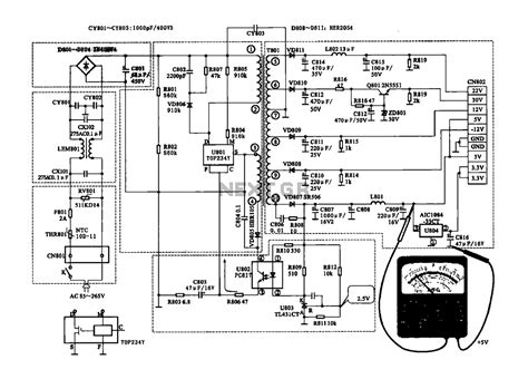 switching power supply schematic robhosking diagram