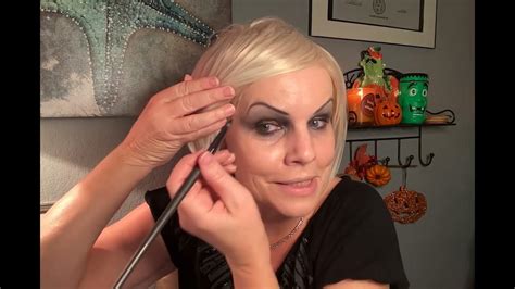 Easy Flapper And Zombie Prom Queen Halloween Makeup Youtube