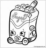 Pages Shopkins Sugar Coloring Online Dolls Toys Color Coloringpagesonly sketch template