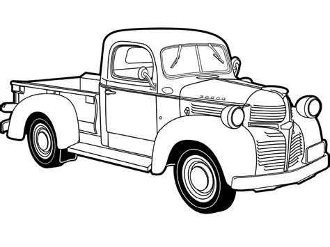 truck coloring page  printable coloring pages  kids