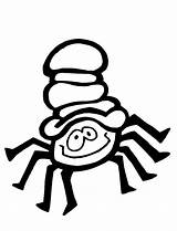 Spider Bitsy Itsy Coloring Halloween Pages Kids Fun Clipart Friendly Clipartmag Hative Source sketch template