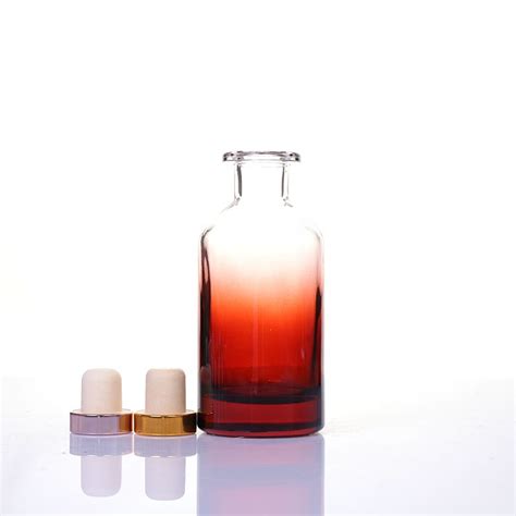 New Style 200ml Fragrance Red Aromatherapy Glass Bottle High Quality