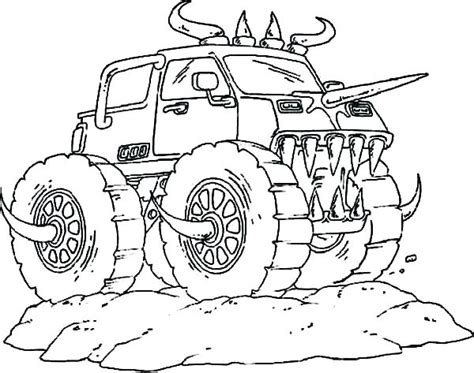 grave digger monster truck coloring pages  getcoloringscom
