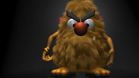 Hairy Monster Hd Wallpaper Background Image 1920x1080