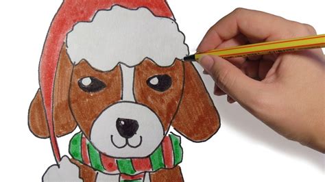 Dibujos De Navidad Perro NavideÑo Bonito Dibujos Para