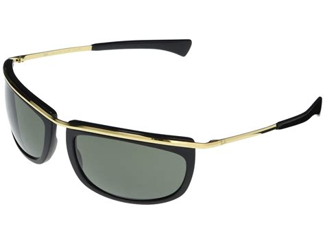 ray ban rb2219 olympian aviator sunglasses 59 mm in black lyst