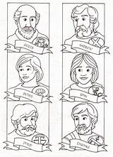 Disciples Coloring Jesus His Pages Calling Color Getcolorings Colorin Printable sketch template