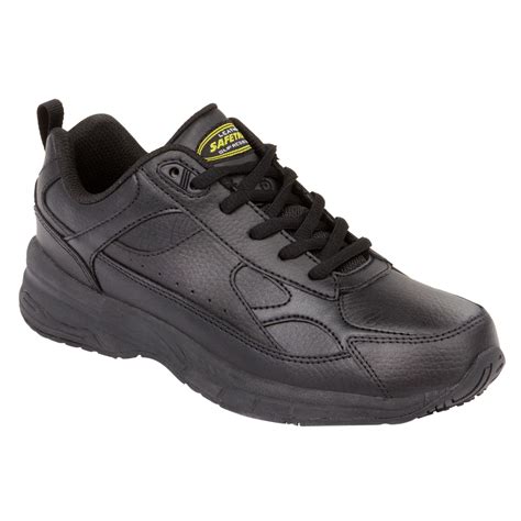 safetrax womens  skid kelly  leather work shoe wide width avail