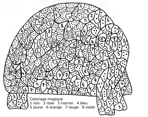 coloriage magique table de  liberate