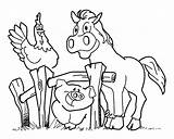 Paard Varken Kip sketch template