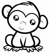 Monos Macaco Calcar Pintar Monito Asombroso Macaquinho Seonegativo sketch template