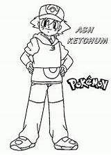 Coloring Pages Ash Xy Pokemon Ages Related sketch template