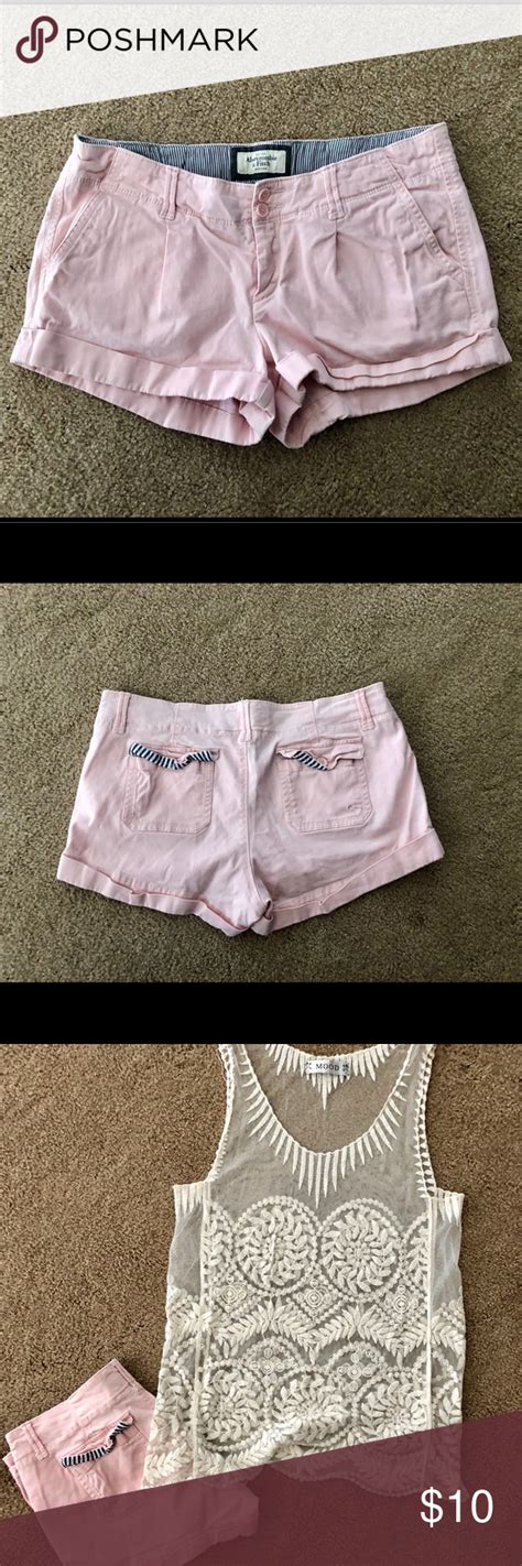 Light Pink Abercrombie And Fitch Shorts Abercrombie And Fitch Shorts