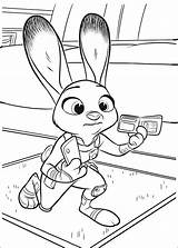 Coloring Pages Kids Zootopia sketch template