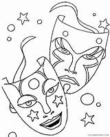 Coloring Pages Mardi Gras Printable Coloring4free Mask Related Posts sketch template