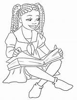 Coloring African Pages American Kids Girl Printable Color Sheets Girls Woman Books Drawing Adult Famous Magic Book Diverse Getcolorings Hair sketch template