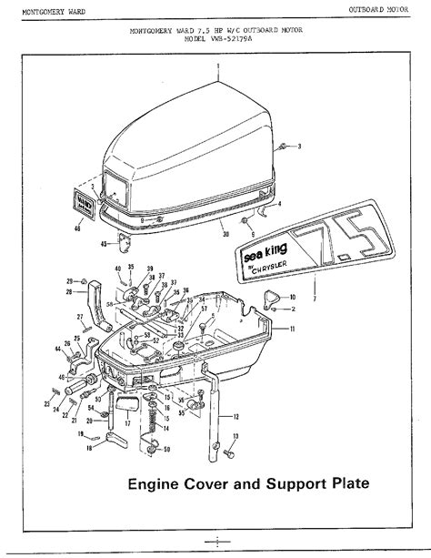 hp mercury outboard parts diagram