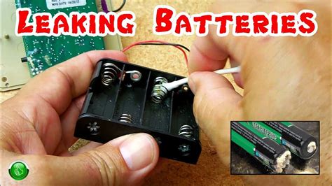 easily clean battery damage  electronics youtube power tool