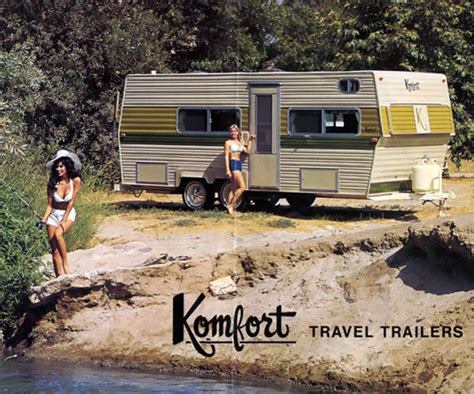 Camper Tramps A Spicy 1970s Komfort Travel Trailer Brochure Flashbak