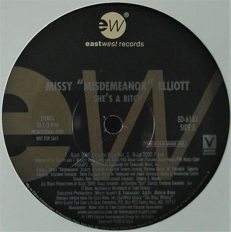 missy elliott she s a bitch blaze 2000 remixes 1999 vinyl 12 promo