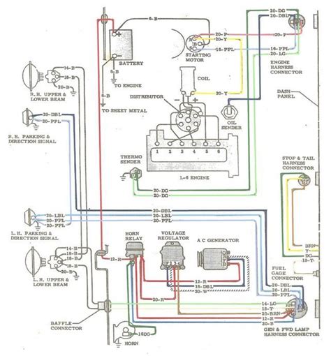 chevrolet  wiring diagram instrument