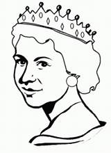 Queen Elizabeth Da Colorare Coloring Reine Dessin Coloriage Angleterre Gratuit Macramé Modèles England Pagine Disegni Adulti Per sketch template