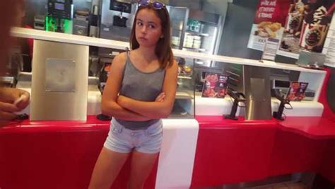 Candid Braless Teen In Vpl Shorts The Candid Bay
