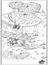 Elfjes Kleurplaten Herfst Elfen Outono Fairies Fate Autunno Volwassenen Elf Ausmalen Malerei Jugendstil Nukleuren Kleuren Fadas Erwachsene Paddestoelen Malbuch Funnycoloring sketch template