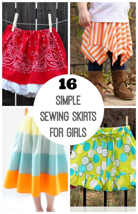 simple sewing skirts  girls   takes