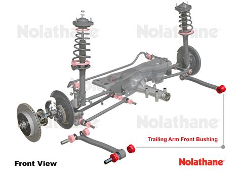 nolathane  rear trailing arm front bushing kit