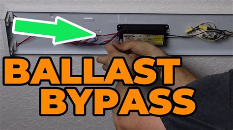 flourescent  led conversion ballast bypass youtube