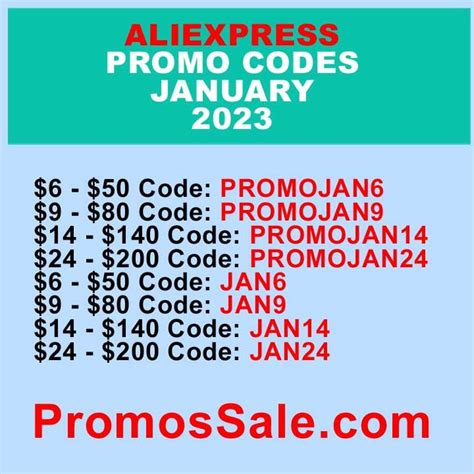 aliexpress promo codes  coupons january  rpromossale