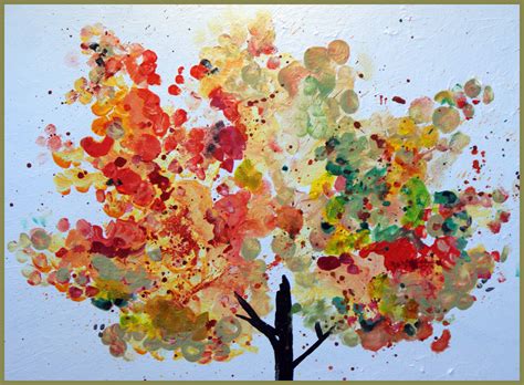 fall tree painting