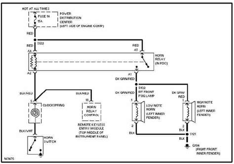 pt cruiser wiring diagram ambient temperature