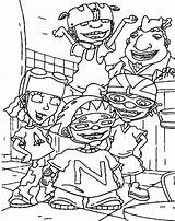 Rocket Power Coloring Pages Kids Printable sketch template
