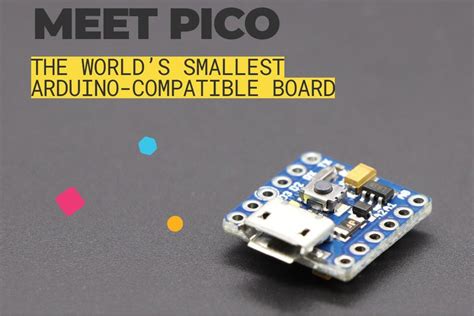 pico  smallest arduino compatible dev board electronics labcom