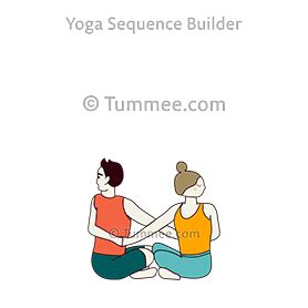double pretzel pose yoga yoga sequences benefits variations