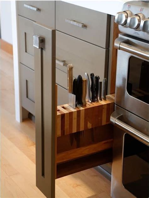 vertical drawers       kitchen space