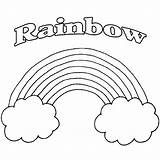 Coloring Rainbow Pages Rainbows Print Printable Color Drawing Coloringme Getdrawings sketch template