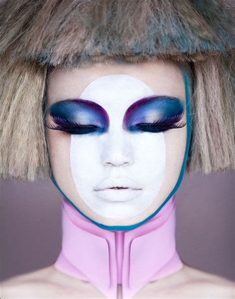 be a babe from the future with this avant garde look use professional products from crcmakeup