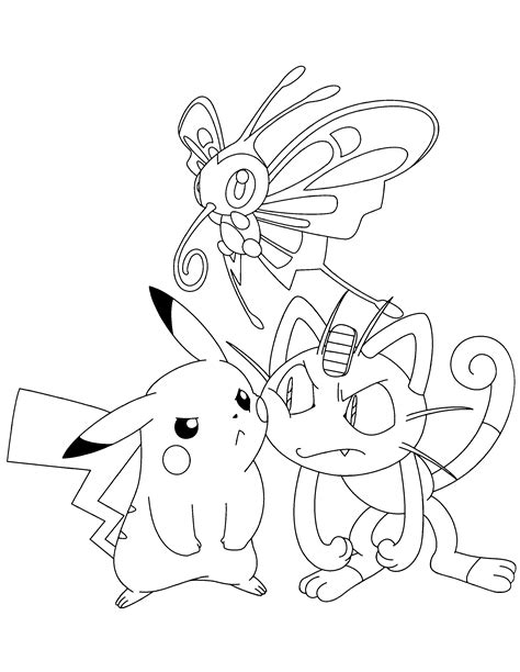 coloring page pokemon coloring pages