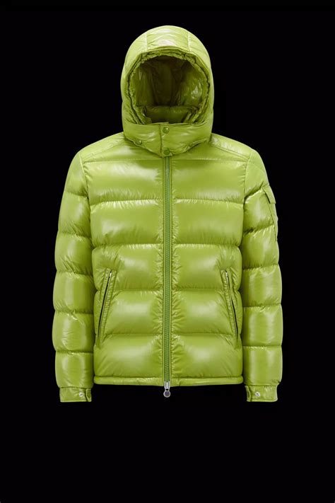 leaf green moncler maya short  jacket short  jackets  men moncler jp