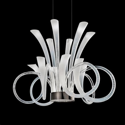 contemporary pendant lighting white glass ilk murano imports