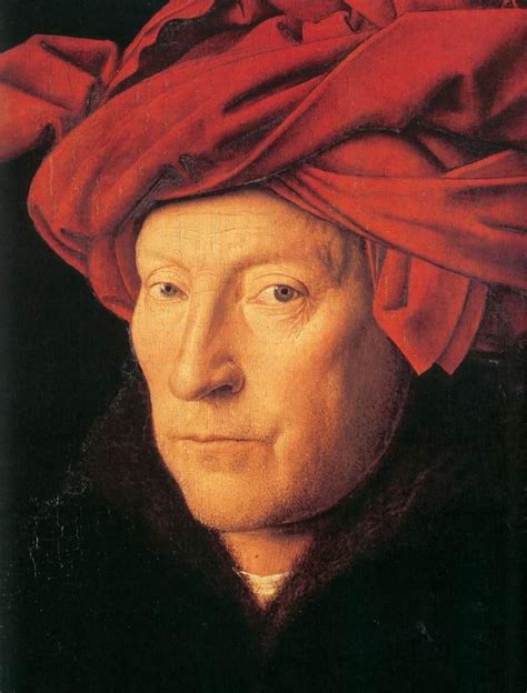 jan van eyck lhomme au turban rouge autoportrait presume detail  van eyck