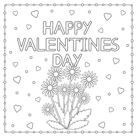 valentines day coloring pages heart love themed coloring pages