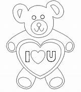 Coloring Bear Pages Drawing Teddy Heart Guess Much Cute Sign Her Getdrawings Language Getcolorings Gangsta sketch template